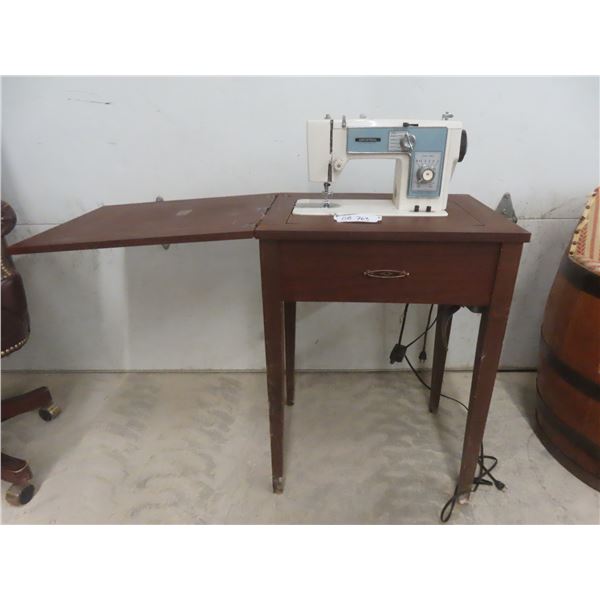 Universal Sewing Machine with Cabinet