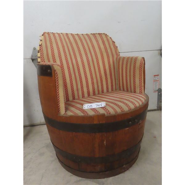 Custom Barrel Chair