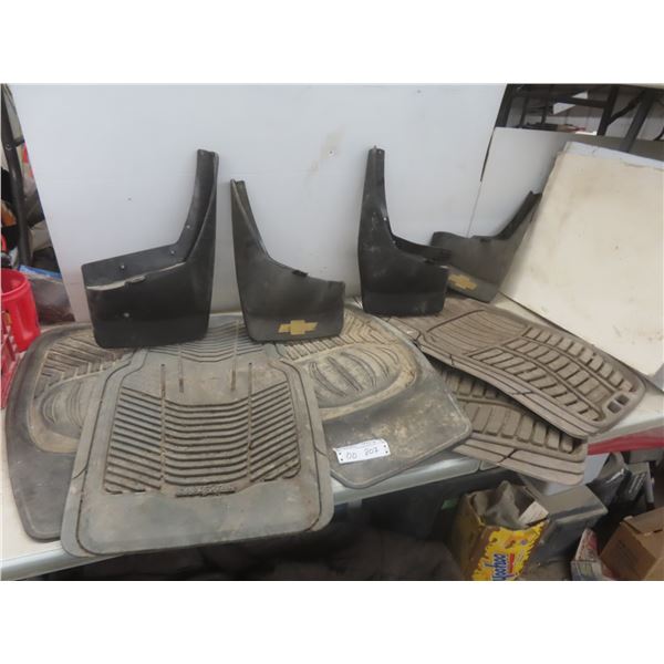 Five Floor Mats and Four Mud Flaps