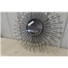 Image 4 : Starburst-Style Mirror, 27" Diameter