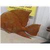 Image 6 : Two Carved Kissing Fish, Largest 22" x 27"