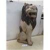 Image 1 : Carved Lion, 32" Tall, Some Damage