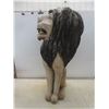 Image 5 : Carved Lion, 32" Tall, Some Damage