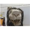 Image 8 : Carved Lion, 32" Tall, Some Damage