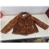 Image 1 : Fur Jacket, Size Small–Medium, Tears on Sleeve and Front Pocket