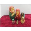Image 6 : Agate Bookends; Russian Nesting Doll; Knife with Stand