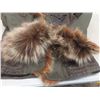 Image 4 : Fur-Trimmed Jacket and Fur Tash, Size Small, Some Damage