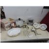 Image 1 : Sanyo Rice/Steam Cooker; Vintage Toaster; Casserole Dish and More