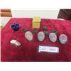 Image 1 : Four Chinese Reverse-Painted Glass Egg Ornaments with Stands