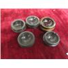 Image 6 : Four Chinese Reverse-Painted Glass Egg Ornaments with Stands