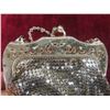 Image 5 : Vintage Art Deco Whiting & Davis Sterling Silver Mesh Purse, Sterling Silver Ring and Brooch With