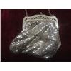 Image 6 : Vintage Art Deco Whiting & Davis Sterling Silver Mesh Purse, Sterling Silver Ring and Brooch With