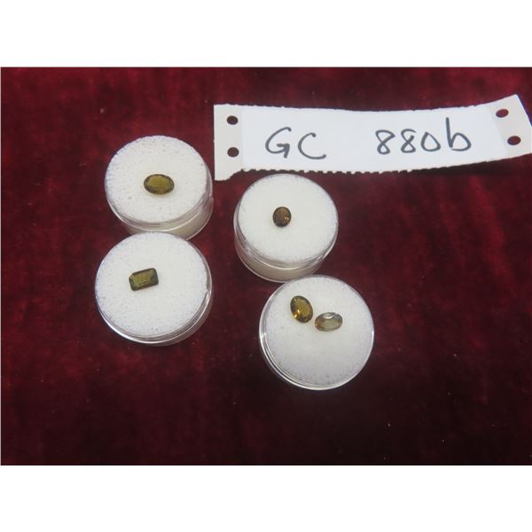 Five Faceted Gemstones