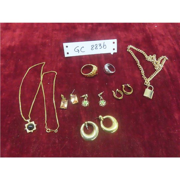 Fashion Jewelry: Necklace, Earrings, Rings