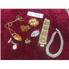 Image 1 : Vintage Jewelry: Brooches, Necklace