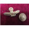 Image 4 : Four Canadian Brass Air Cadet Buttons and Bolo Tie