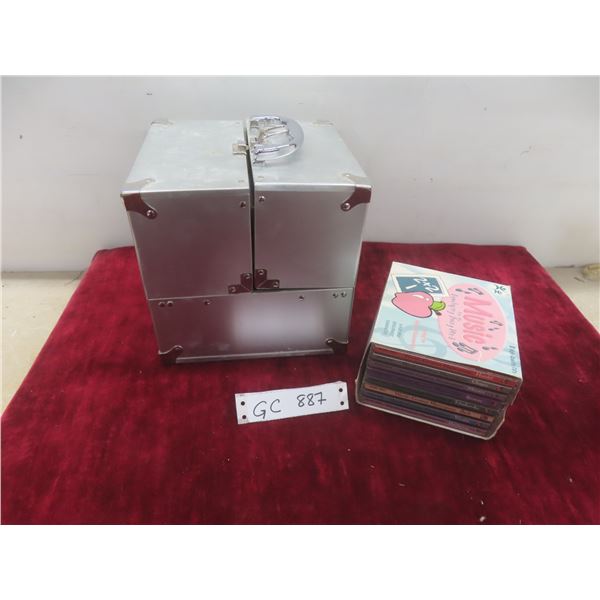 Eight CD Set for Developing Young Mind and Folding Jewelry Case