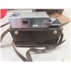 Image 3 : Vintage Cameras with Tripod, Red Duffle Bag & More (Missing Shoulder Strap)