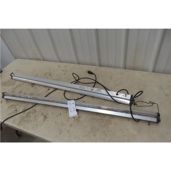 Two AFX Lighting Fixtures, 44" Long