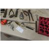 Image 4 : Assorted Hand Tools: Sledge Hammer, Spring Kit, Bar, Pliers, and More