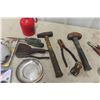 Image 7 : Assorted Hand Tools: Sledge Hammer, Spring Kit, Bar, Pliers, and More