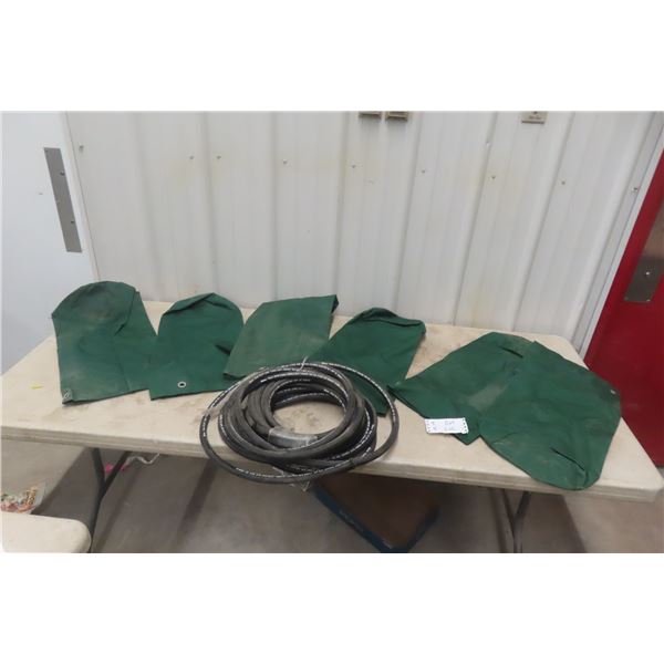 New Roll of 5/16  Air Brake Hose and Duffle Bags