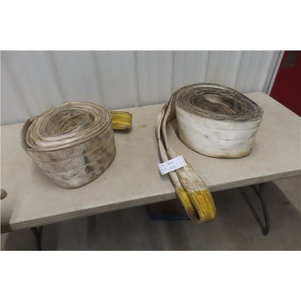 Two Heavy-Duty 10  Tow Straps