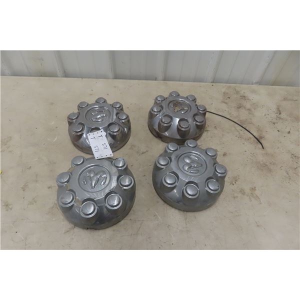 Set of Four Dodge Center Caps and Cargo Cover