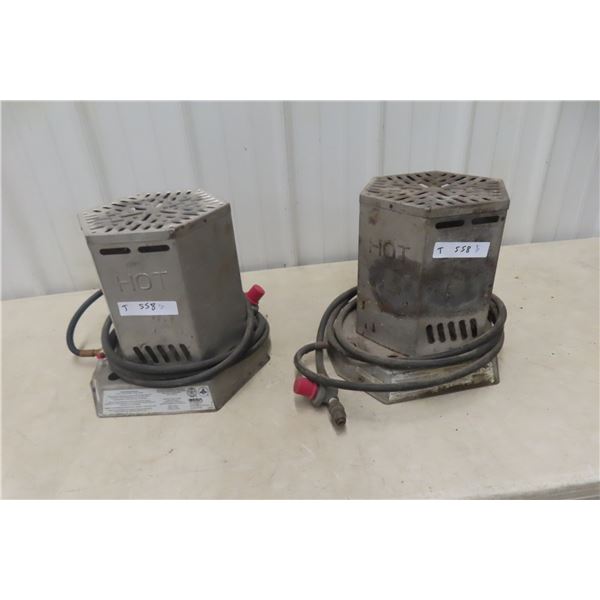 Two Propane Heaters, 15,000 BTU Each