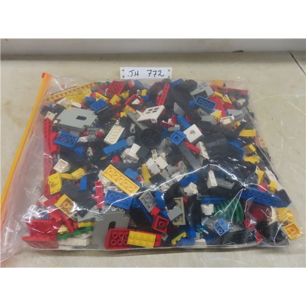 Bag Filled with LEGO Pieces