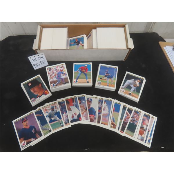 1990 Upper Deck Low and High Series Baseball Set, 800 Cards