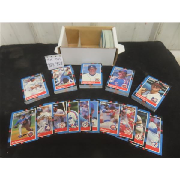 1988 Leaf Baseball Card Set, 264 Cards