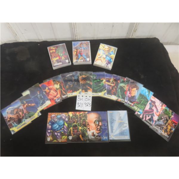 1996 Fleer SkyBox DC/Marvel Amalgam Card Set, 90 Cards