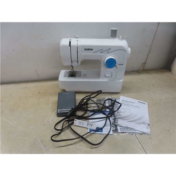 Brother Sewing Machine Model JX 1420 With Manual
