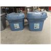 Image 2 : Five Plastic Totes With Lids
