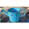 Image 9 : 40" Water-Wave Glass-Top Patio Table, Two Folding Lawn Chairs, Watering Can, and Mazatlán Vase