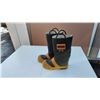 Image 1 : Size 10 Firefighter Safety Boots (Good Condition)