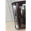 Image 3 : Curved-Glass Wall Display Cabinet, 25" x 20" x 6"
