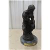 Image 1 : Bronze and Cast-Metal Sculpture 'The Thinker', 10" Tall