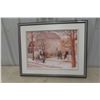 Image 1 : Framed Limited Edition 4 of 10 Print by Armand Paquette, Hand-Signed 27" x 32" (No Glass)