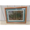Image 1 : Framed Hand-Signed Print by David Hambling, 22" x 28"