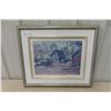 Image 1 : Framed Print Hand-Signed by Leo Mol, 1970, 21" x 25"