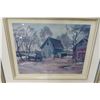 Image 2 : Framed Print Hand-Signed by Leo Mol, 1970, 21" x 25"