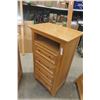 Image 12 : Four-Piece Solid Wood Bedroom Set: Dresser (47" x 27" x 19"), Dresser (40" x 68" x 19"), Bed (64"