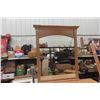 Image 3 : Four-Piece Solid Wood Bedroom Set: Dresser (47" x 27" x 19"), Dresser (40" x 68" x 19"), Bed (64"