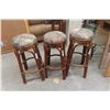 Image 1 : Three Wicker Stools