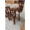 Image 2 : Three Wicker Stools