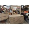 Image 2 : Four-Piece Bedroom Suite: Two Dressers (34" x 56" x 20" and 48" x 38" x 20"), Nightstand (24" x 17"
