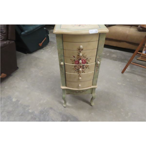 Jewelry Cabinet, 37" x 13" x 16"