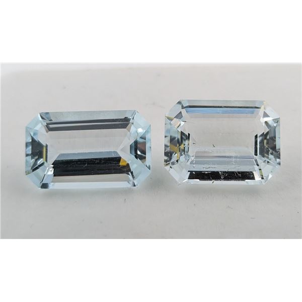 12.5 ct Certified Aquamarine gemstone Parcel ($9,375 Appraisal)